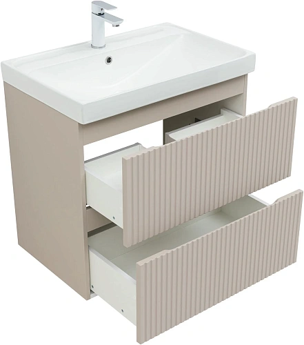 Тумба под раковину Aquanet Джейн Flat 70 00343976 бежевый Тумба под раковину Aquanet Джейн Flat 70 00343976 бежевый