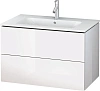 Тумба под раковину Duravit Happy D.2 LC624102222 подвесная 82 см белая