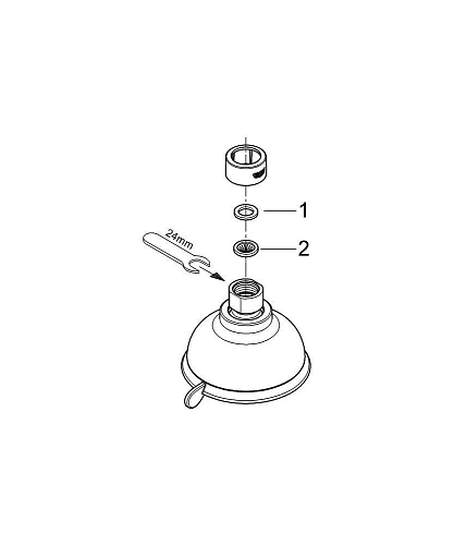 Верхний душ GROHE Tempesta New Rustic IV, 9,5 л/мин, хром (27610001) Верхний душ GROHE Tempesta New Rustic IV, 9,5 л/мин, хром (27610001)