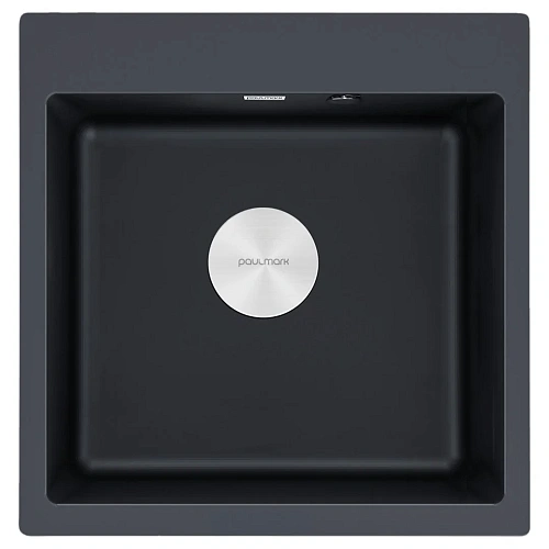 Кухонная мойка Paulmark KANTE 50 PM105152-AN, антрацит, 510х520 Кухонная мойка Paulmark KANTE 50 PM105152-AN, антрацит, 510х520