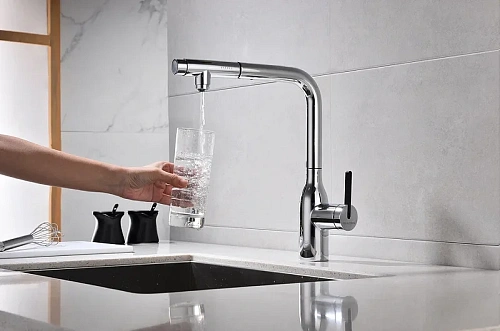 Смеситель для кухни Paulmark Viper хром Vi213105-CR Смеситель для кухни Paulmark Viper хром Vi213105-CR