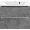 Тумба под раковину Vincea Mia 650 подвесная, 2 выкатных ящика soft close, Beton VMC-2MA650BT Тумба под раковину Vincea Mia 650 подвесная, 2 выкатных ящика soft close, Beton VMC-2MA650BT