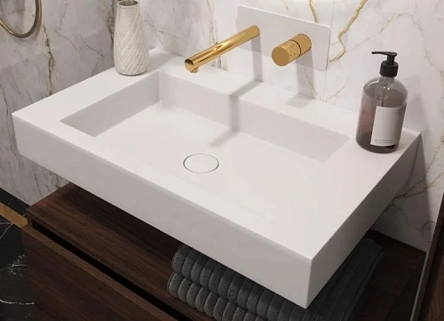 Раковина Armadi Art FLAT ST 70см (704x452x100) 888-70 с щелевым сливом Раковина Armadi Art FLAT ST 70см (704x452x100) 888-70 с щелевым сливом