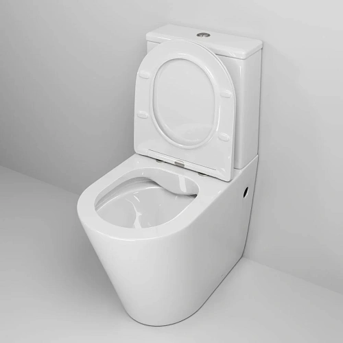 Унитаз напольный GROSSMAN GR-4480S Color 620x365x810 безободковый с тонкой крышкой Унитаз напольный GROSSMAN GR-4480S Color 620x365x810 безободковый с тонкой крышкой