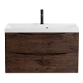 Тумба под раковину BelBagno MARINO-900-2C-SO-RW-P подвесная 900x450 Rovere Moro Тумба под раковину BelBagno MARINO-900-2C-SO-RW-P подвесная 900x450 Rovere Moro