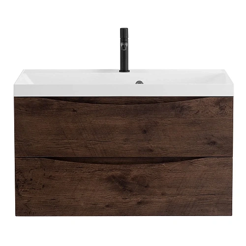 Тумба под раковину BelBagno MARINO-900-2C-SO-RW-P подвесная 900x450 Rovere Moro Тумба под раковину BelBagno MARINO-900-2C-SO-RW-P подвесная 900x450 Rovere Moro