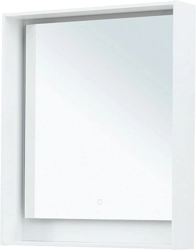 Зеркало Aquanet Милан 70 белый глянец 00336391 Зеркало Aquanet Милан 70 белый глянец 00336391