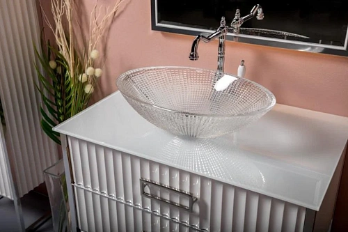 Столешница Armadi Art NeoArt 853-110-WH стекло 110см прямая белая Столешница Armadi Art NeoArt 853-110-WH стекло 110см прямая белая