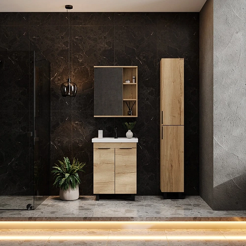 Тумба под раковину Onika Легран 60 см 106159 напольная, дуб галифакс (для Фостер 60) Тумба под раковину Onika Легран 60 см 106159 напольная, дуб галифакс (для Фостер 60)