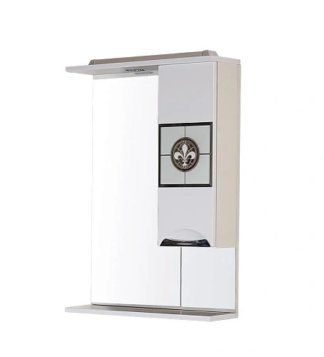 Зеркальный шкаф Onika ФЛОРЕНА 62.01 белый правый 206206 Зеркальный шкаф Onika ФЛОРЕНА 62.01 белый правый 206206