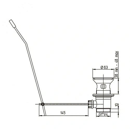 Смеситель для душа Paini Ornellaia 87CR511 Смеситель для душа Paini Ornellaia 87CR511