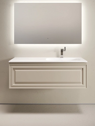 Тумба под раковину SANCOS Very VR120RCE правая 1195х445х406 Beige Soft подвесная Тумба под раковину SANCOS Very VR120RCE правая 1195х445х406 Beige Soft подвесная