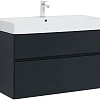 Тумба под раковину Aquanet Бруклин 100 антрацит матовый 00310139 Тумба под раковину Aquanet Бруклин 100 антрацит матовый 00310139