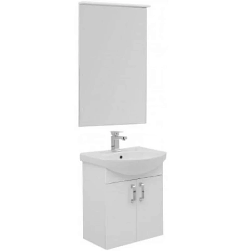 Комплект мебели Aquanet Ирис 60 белый (2 дверцы) 00198813 Комплект мебели Aquanet Ирис 60 белый (2 дверцы) 00198813