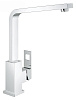 Картинка анонса товара «смеситель для кухни grohe eurocube, хром (31255000)»