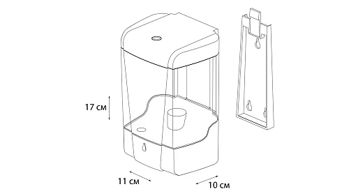 Дозатор жидкого мыла Fixsen Hotel, FX-31012G сенсорный Дозатор жидкого мыла Fixsen Hotel, FX-31012G сенсорный