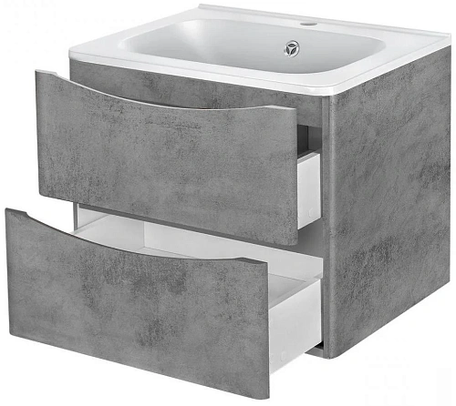 Тумба под раковину Vincea Paola 60 Beton VMC-2P600BT Тумба под раковину Vincea Paola 60 Beton VMC-2P600BT