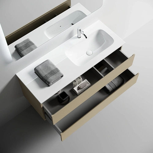 Тумба под раковину SANCOS Folk FL120RCP правая 1190х445х500 капучино, подвесная Тумба под раковину SANCOS Folk FL120RCP правая 1190х445х500 капучино, подвесная