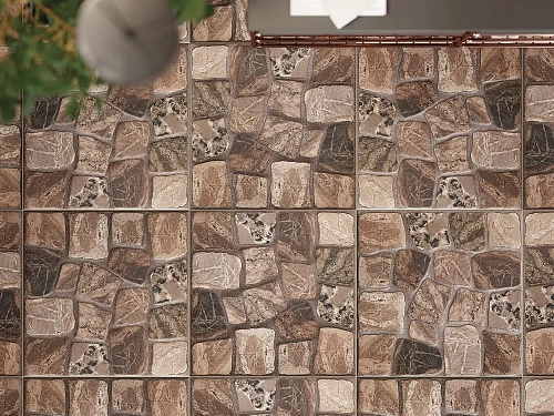 Керамогранит Cersanit Vilio коричневый рельеф 29,8x29,8 16427 Керамогранит Cersanit Vilio коричневый рельеф 29,8x29,8 16427