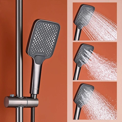 Душевая система Raglo R01.26.09, графит Душевая система Raglo R01.26.09, графит