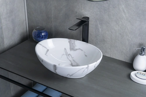 Раковина Gid Mnc138C 54473 накладная под камень глянцевая 41x34x15 Раковина Gid Mnc138C 54473 накладная под камень глянцевая 41x34x15