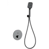 Смеситель для душа Wonzon & Woghand с термостатом, встраиваемый, темный графит (WW-D1017-A-BGG) Смеситель для душа Wonzon & Woghand с термостатом, встраиваемый, темный графит (WW-D1017-A-BGG)