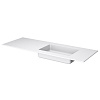 Картинка анонса товара «раковина armadi art quatro 140 white (чаша cправа) 793-140-w-r»