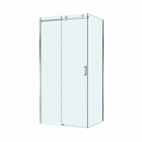 Душевой уголок BelBagno SOFT_CLOSE-2-AH-1-100/90-C-Cr 100x90 см, профиль хром, стекло прозрачное Душевой уголок BelBagno SOFT_CLOSE-2-AH-1-100/90-C-Cr 100x90 см, профиль хром, стекло прозрачное