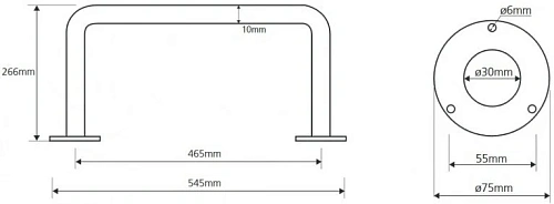 Поручень Bemeta HELP program 301102121 Поручень Bemeta HELP program 301102121