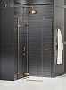 Картинка анонса товара «душевой уголок new trendy avexa copper brushed l 90x120x200 exk-3616 брашированная медь»
