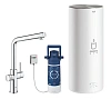 Смеситель для кухни GROHE Red Duo New с функцией кипячения воды (Водонагреватель L-size в комплекте) 30325001 Смеситель для кухни GROHE Red Duo New с функцией кипячения воды (Водонагреватель L-size в комплекте) 30325001