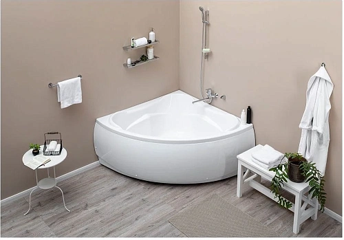 Акриловая ванна Aquanet Flores 150x150 (каркас + смеситель Grohe BauEdge 2511700A) 00203933 + 00199803 + 00240613 Акриловая ванна Aquanet Flores 150x150 (каркас + смеситель Grohe BauEdge 2511700A) 00203933 + 00199803 + 00240613