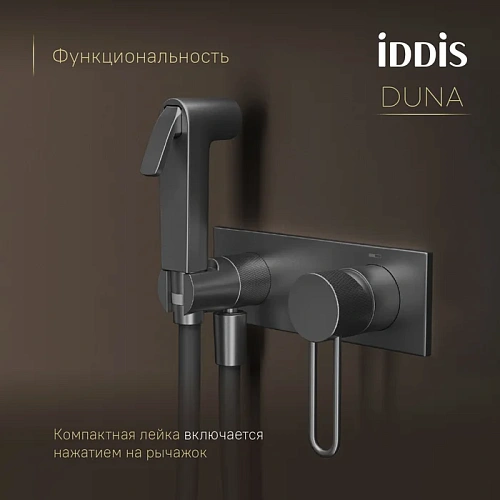 Гигиенический душ IDDIS Duna (DUNGMV0i08) графит матовый Гигиенический душ IDDIS Duna (DUNGMV0i08) графит матовый