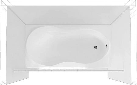 Карниз для ванны Aquanet прямой 170 00156495 Карниз для ванны Aquanet прямой 170 00156495
