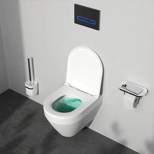 Унитаз подвесной AM.PM Spirit V2.0 C701900SC Aquaspin с сиденьем микролифт Унитаз подвесной AM.PM Spirit V2.0 C701900SC Aquaspin с сиденьем микролифт