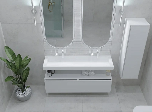 Тумба под раковину Armadi Art FLAT 60см WHITE глянец VALLESSI UNO-S 897-060-W Тумба под раковину Armadi Art FLAT 60см WHITE глянец VALLESSI UNO-S 897-060-W