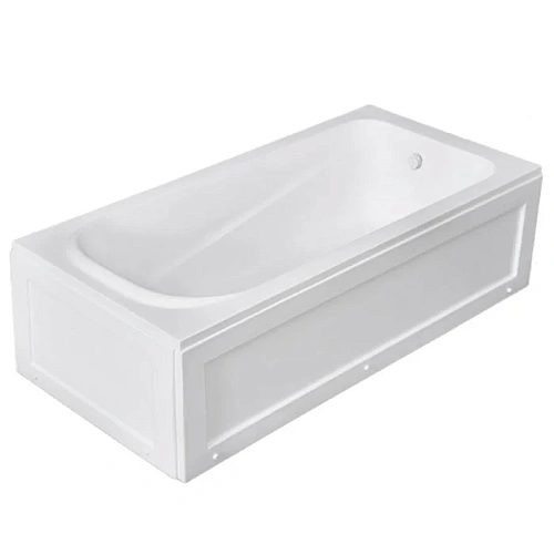 Акриловая ванна Parly ORTIZ CT10819 1700x700x580 с каркасом приставная, белая Акриловая ванна Parly ORTIZ CT10819 1700x700x580 с каркасом приставная, белая