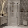 Душевой уголок Niagara Nova NG-3622-34 (80x80x195) квадратная, раздвижная, хром, стекло шиншилла Душевой уголок Niagara Nova NG-3622-34 (80x80x195) квадратная, раздвижная, хром, стекло шиншилла