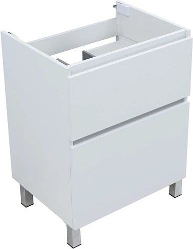 Тумба под раковину Aquanet Вега 60 00344121 напольная, белый глянец Тумба под раковину Aquanet Вега 60 00344121 напольная, белый глянец