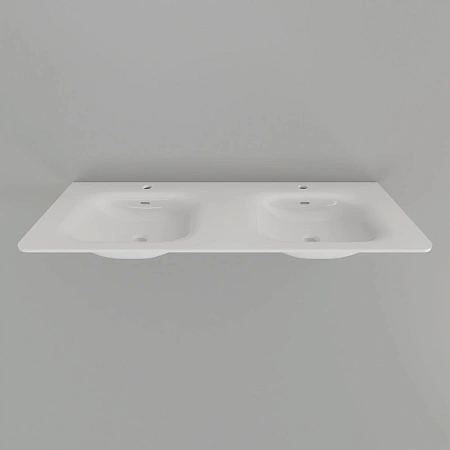 Раковина ArtDecco Gabriella 121 AGBAS121S акриловая, белый матовый Раковина ArtDecco Gabriella 121 AGBAS121S акриловая, белый матовый