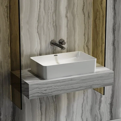 Раковина Ceramica Nova ELEMENT CN6065 белый накладная Раковина Ceramica Nova ELEMENT CN6065 белый накладная