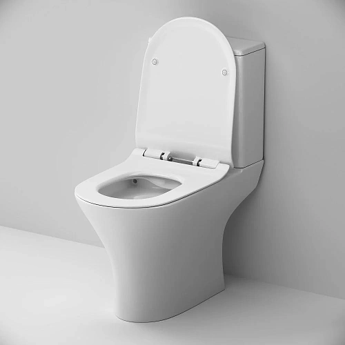 Унитаз напольный AM.PM Sense C748600SC безободковый с сиденьем микролифт Унитаз напольный AM.PM Sense C748600SC безободковый с сиденьем микролифт