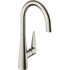 Картинка анонса товара «смеситель для кухни hansgrohe eco talis m51 72816800, нержавеющая сталь»
