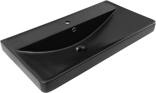Раковина Aquanet Ирис 90 черная матовая 00329250 Раковина Aquanet Ирис 90 черная матовая 00329250