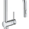 Смеситель для кухни GROHE Minta с выдвижным изливом, хром (32322002) Смеситель для кухни GROHE Minta с выдвижным изливом, хром (32322002)
