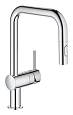 Смеситель для кухни GROHE Minta с выдвижным изливом, хром (32322002) Смеситель для кухни GROHE Minta с выдвижным изливом, хром (32322002)