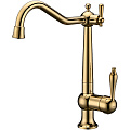 Смеситель для кухни Paulmark Retro золото Re213226-G Смеситель для кухни Paulmark Retro золото Re213226-G