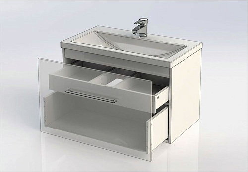 Тумба под раковину Aquanet Порто 80 белый 00195731 Тумба под раковину Aquanet Порто 80 белый 00195731