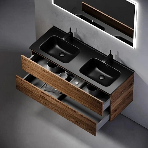 Тумба под раковину Sancos Urban UR120-2ECH 1190х450х550 дуб чарльстон, подвесная Тумба под раковину Sancos Urban UR120-2ECH 1190х450х550 дуб чарльстон, подвесная