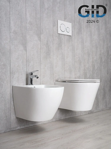 Унитаз подвесной Gid Tr2130 62235Y белый 50x36x35 с крышкой микролифт Унитаз подвесной Gid Tr2130 62235Y белый 50x36x35 с крышкой микролифт